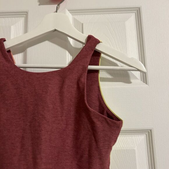 Outdoor Voices Venus Crop  Sports Bra Top Merlot Mellow Nectarine Small Colorful - Picture 4 of 13